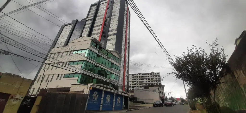 Multy family house and apartment skycraper in Miraflores La Paz Bolivia