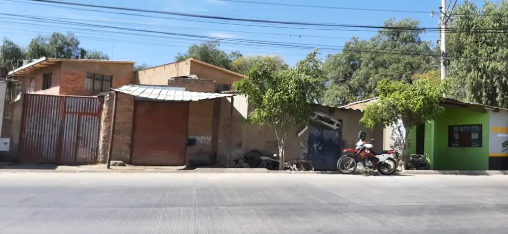 Poor people's houses in Cochabamba, Bolivia