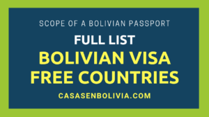 Read more about the article Visa-Free Countries for a Bolivian Passport, A Complete Overview