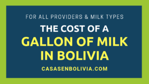 Read more about the article How Much is a Gallon of Milk in Bolivia? All the Numbers & Providers