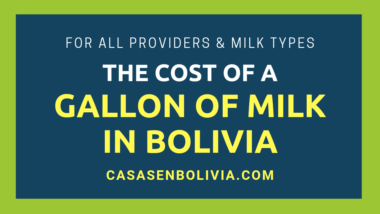 Read more about the article How Much is a Gallon of Milk in Bolivia? All the Numbers & Providers