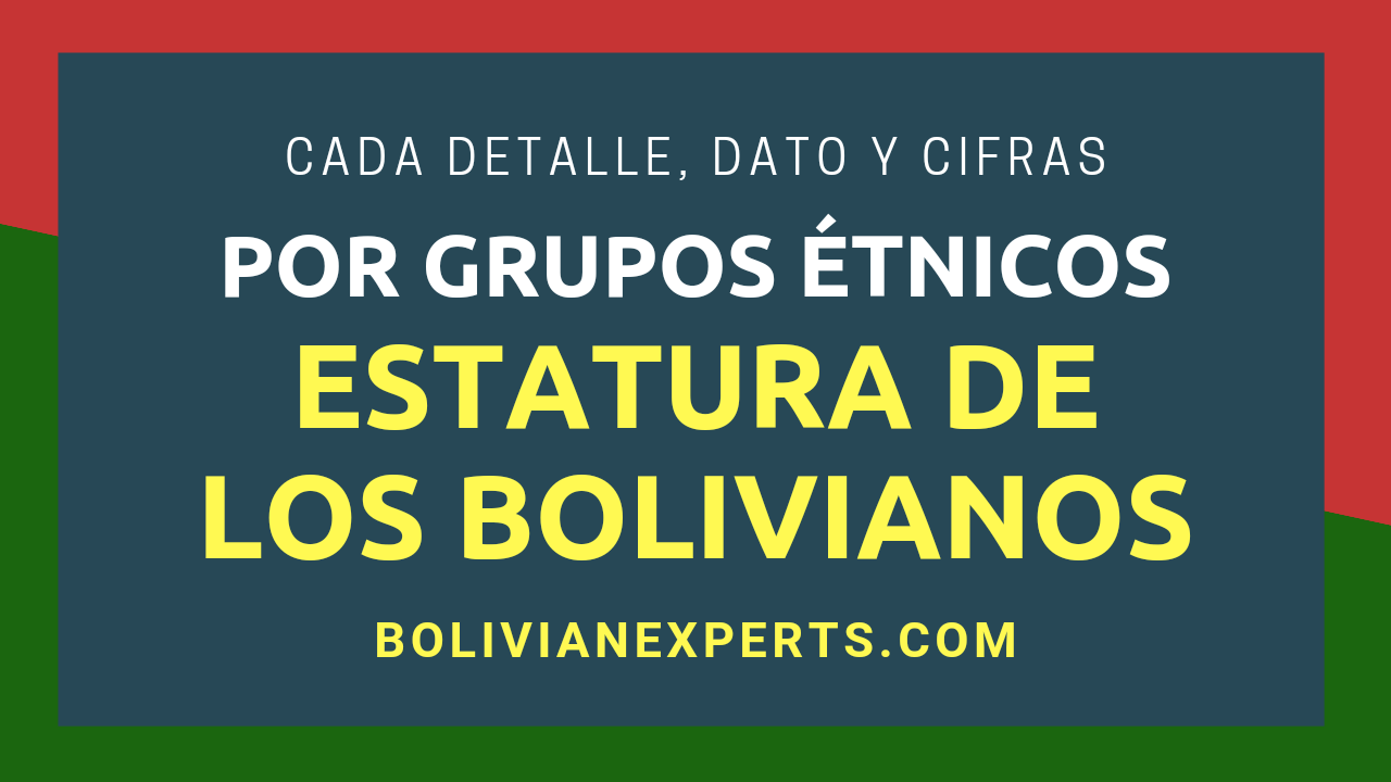 En este momento estás viendo ¿Son Bajos los Bolivianos? Cada Estatura por Grupos Étnicos