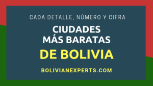 Lee más sobre el artículo Las Ciudades Más Baratas de Bolivia, Todos los Detalles y Cifras