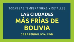 Lee más sobre el artículo Las Ciudades Más Frías de Bolivia, Todos los Números y Detalles