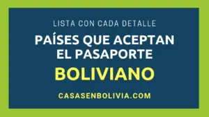 Lee más sobre el artículo Países Libres de Visa Para el Pasaporte Boliviano, Guia Completa