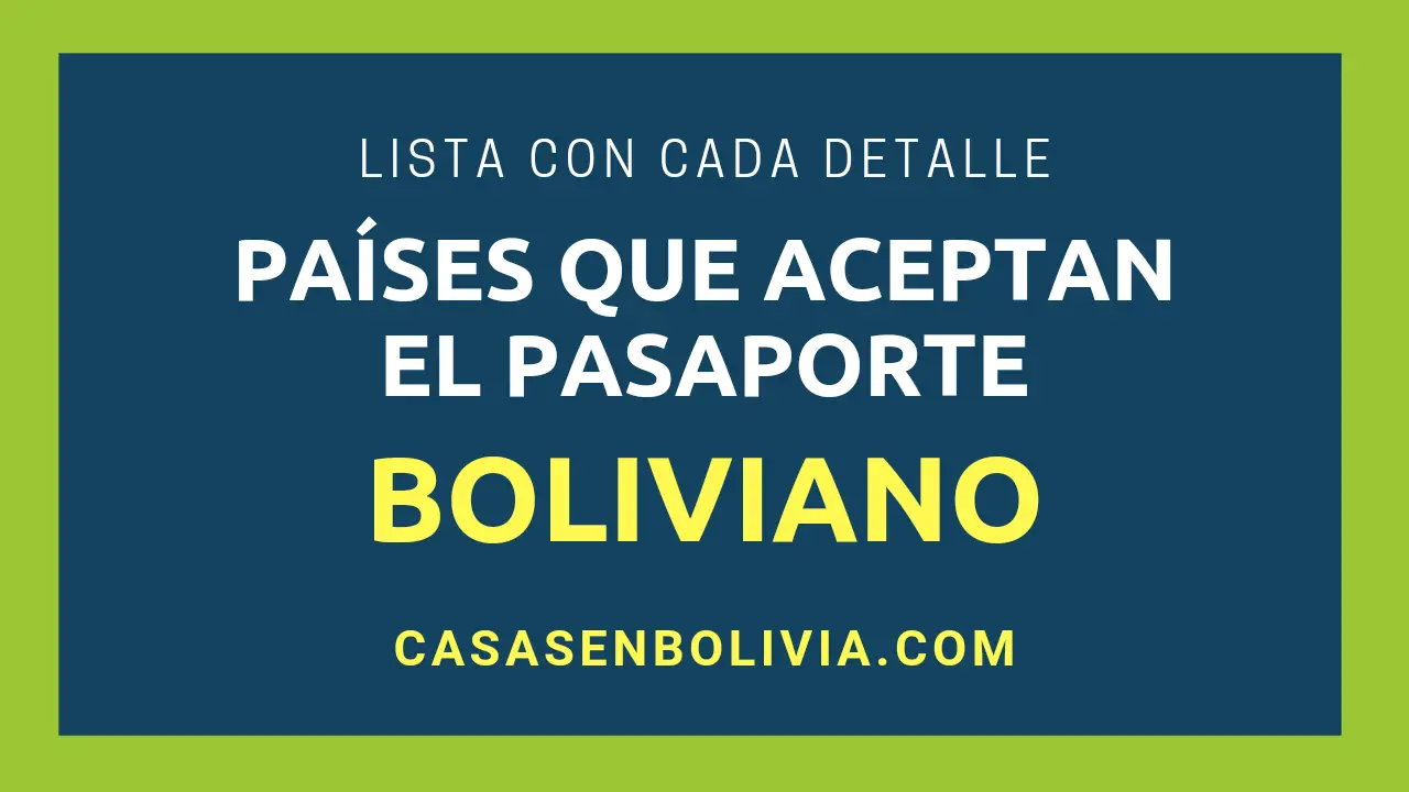 Lee más sobre el artículo Países Libres de Visa Para el Pasaporte Boliviano, Guia Completa