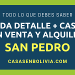 Zona San Pedro: Todos los Detalles + Casas en Venta y Alquiler