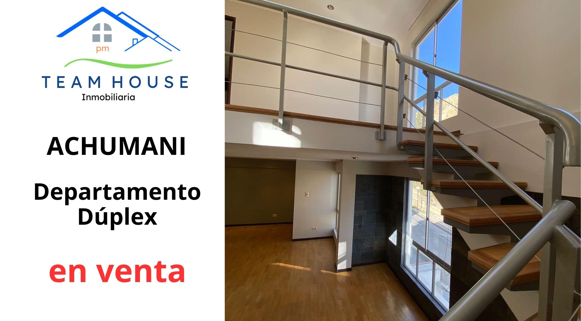 Achumani, hermoso depto. dúplex en venta