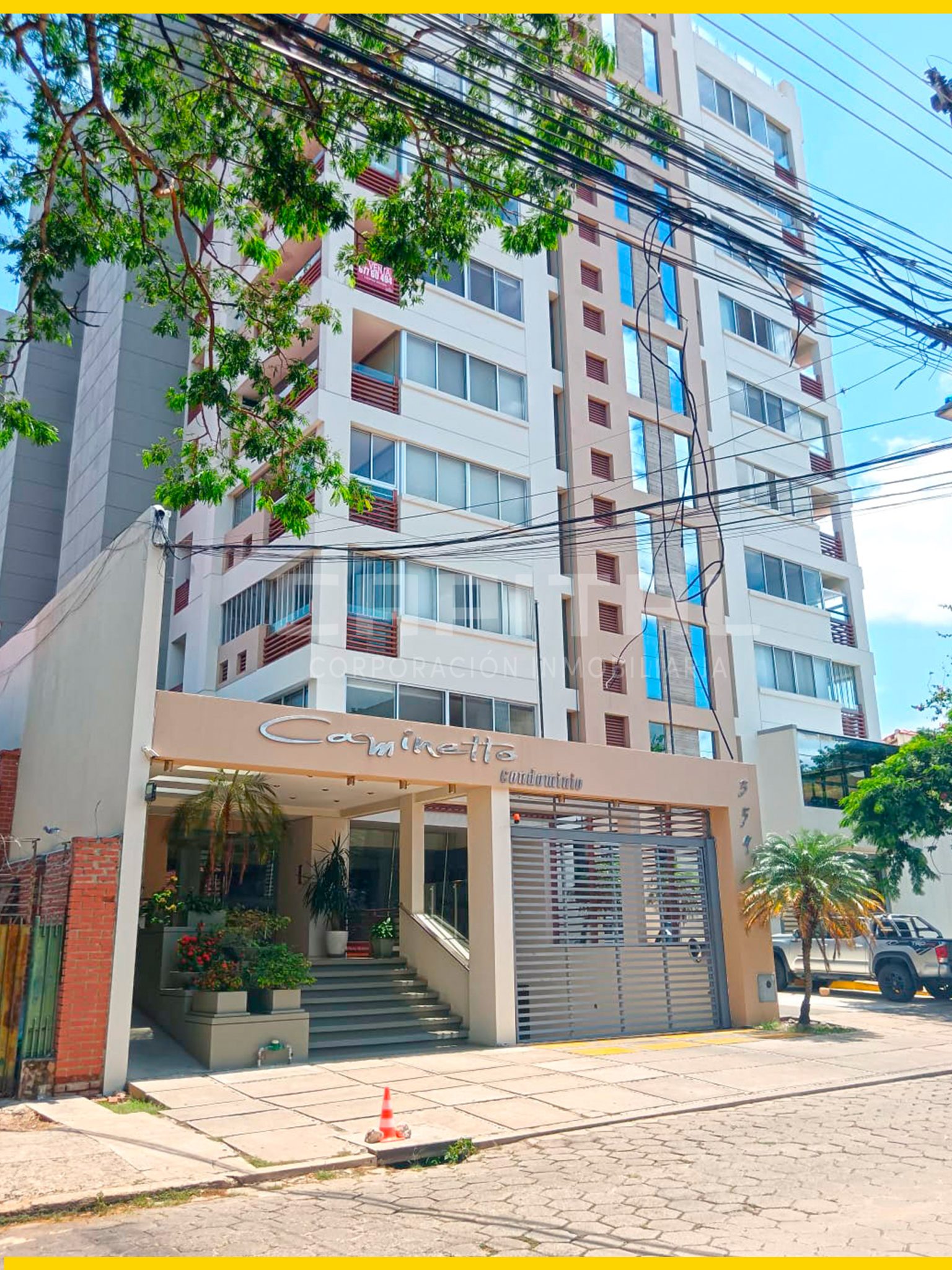 1 departamento en alquiler de 2 dormitorios en edificio Camineto zona Sur Avenida Las Americas Santa Cruz Bolivia Maria Rene David