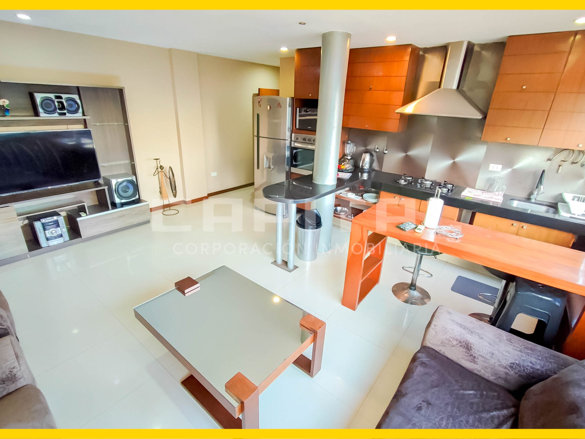 2 DEPARTAMENTO ZONA NORTE SANTA CRUZ AVENIDA BANZER ALQUILER AMOBLADO INMOBILIARIA