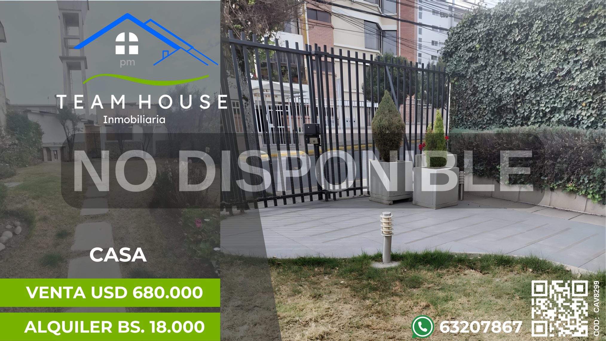 No disponible bienes online 3.1