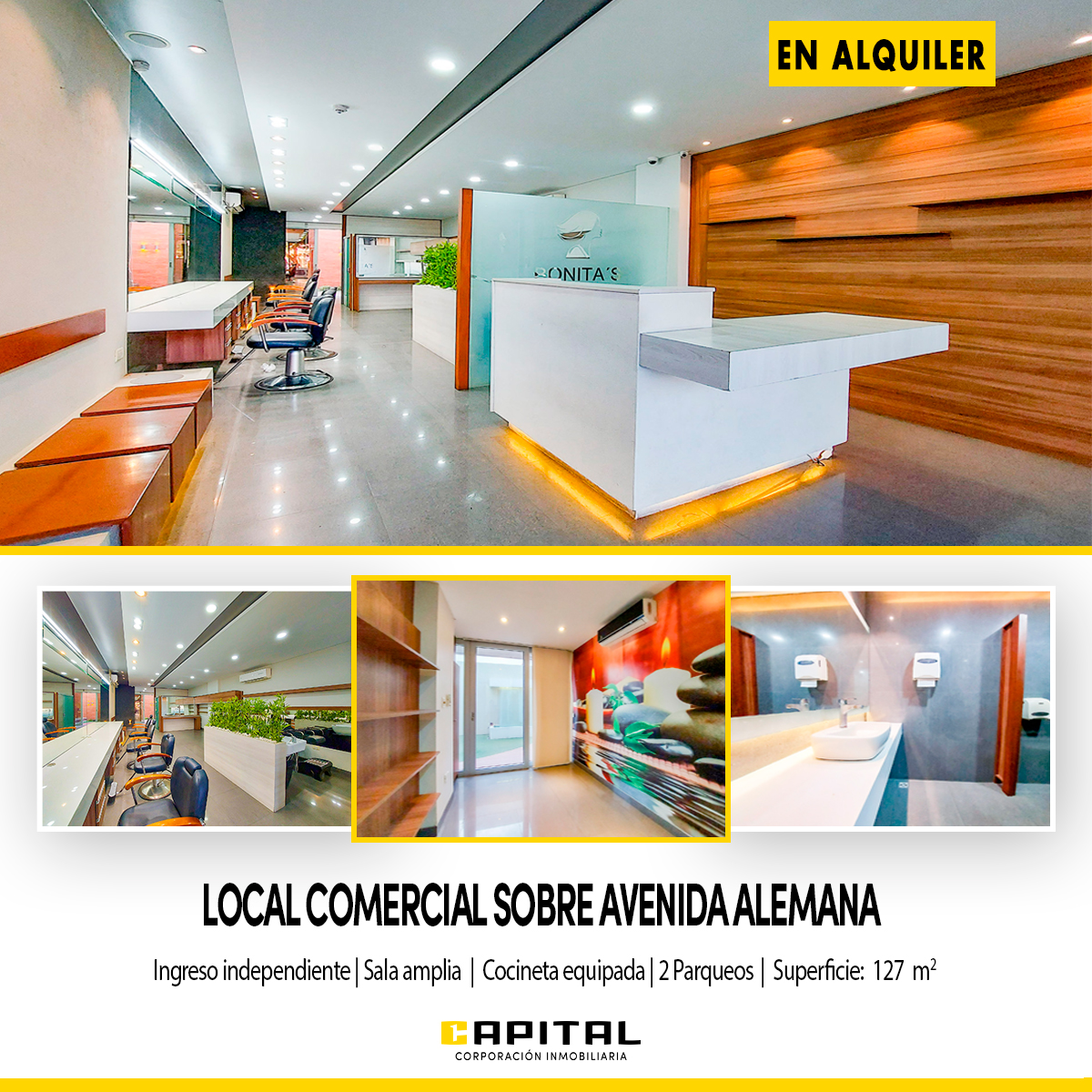 LOCAL COMERCIAL SOBRE AVENIDA ALEMANA