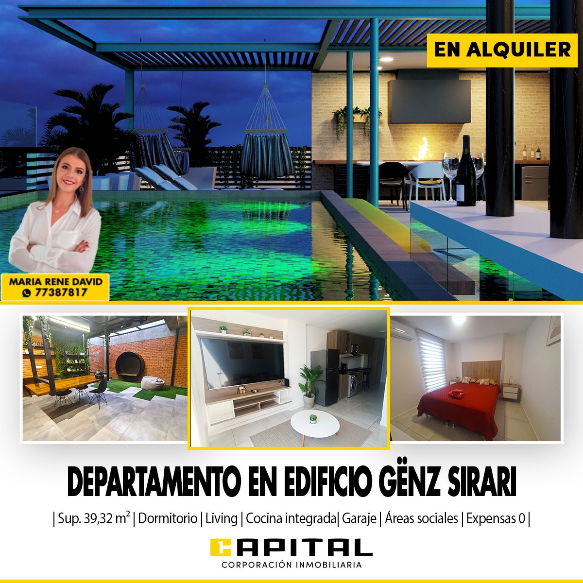 VIVE Y DISFRUTA DE TU DEPARTAMENTO SIN PAGAR EXPENSAS!!