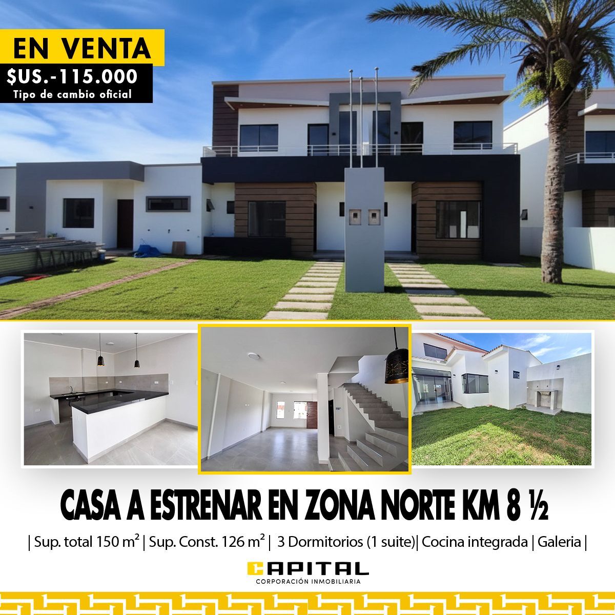Casa a estrenar en zona norte en venta