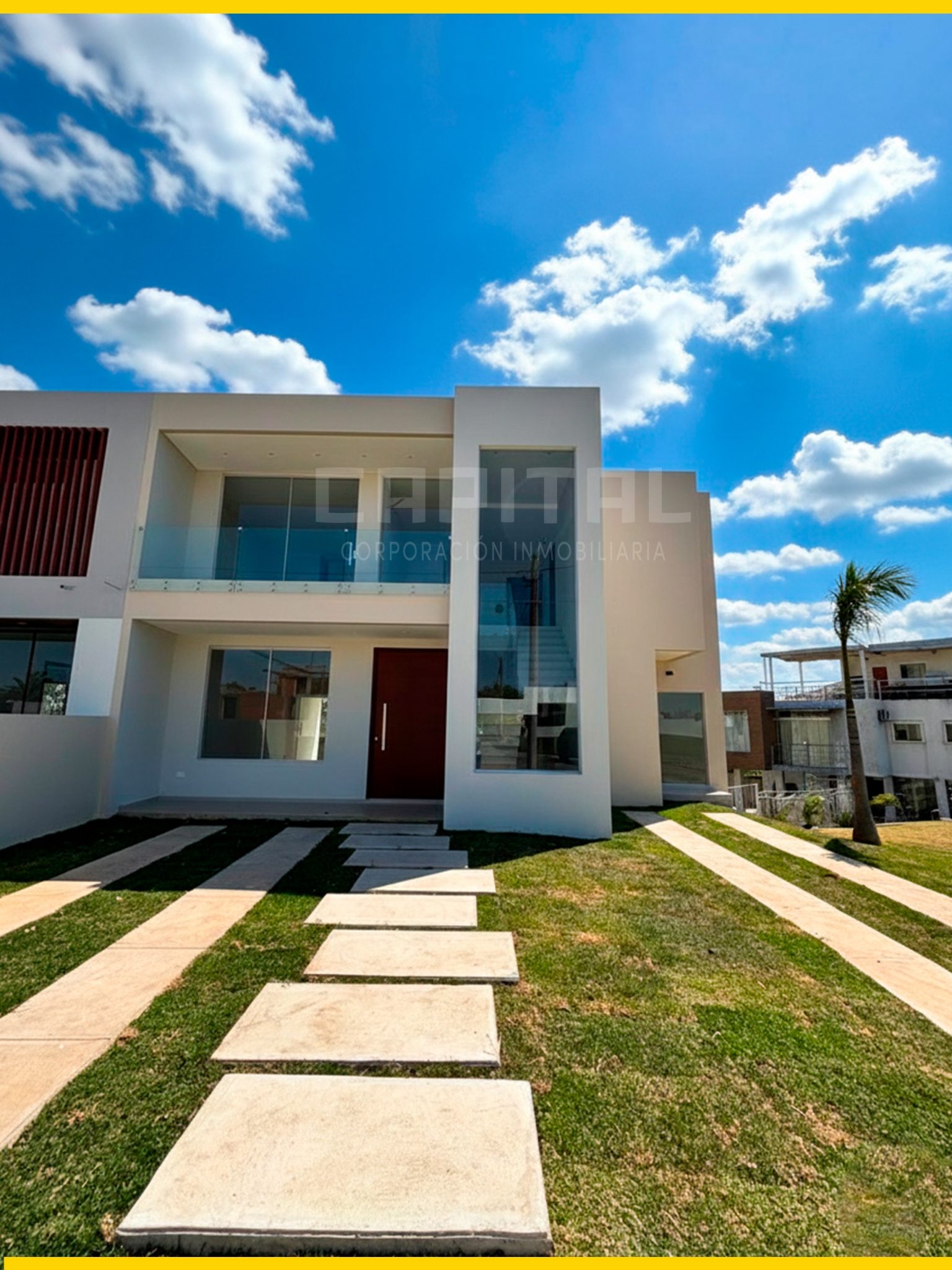 1 casa en venta a estrenar de tres dormitorios en Condominio Florida 2 Zona Urubo Santa Cruz Bolivia Maria Rene David