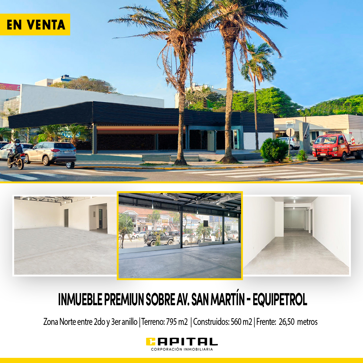 INMUEBLE COMERCIAL SOBRE AV SAN MARTÍN - EQUIPETROL