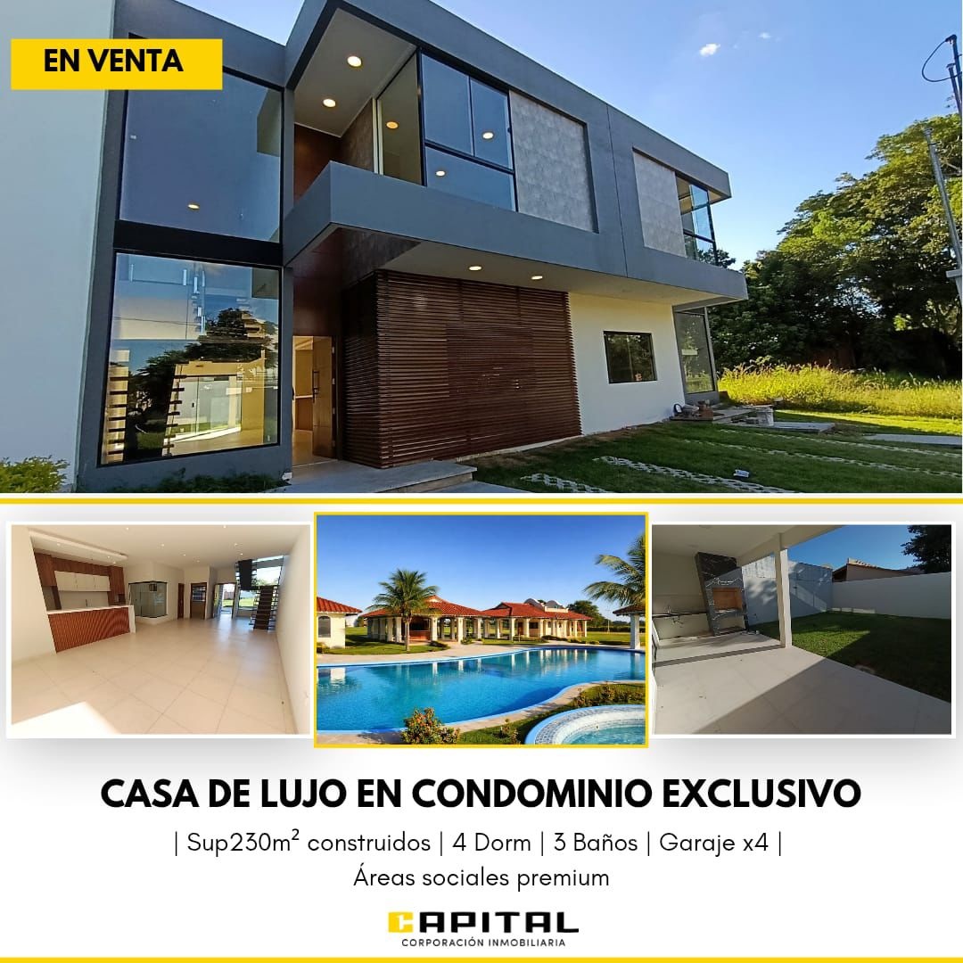 CASA EN VENTA A ESTRENAR EN CONDOMINIO CASA DE CAMPO