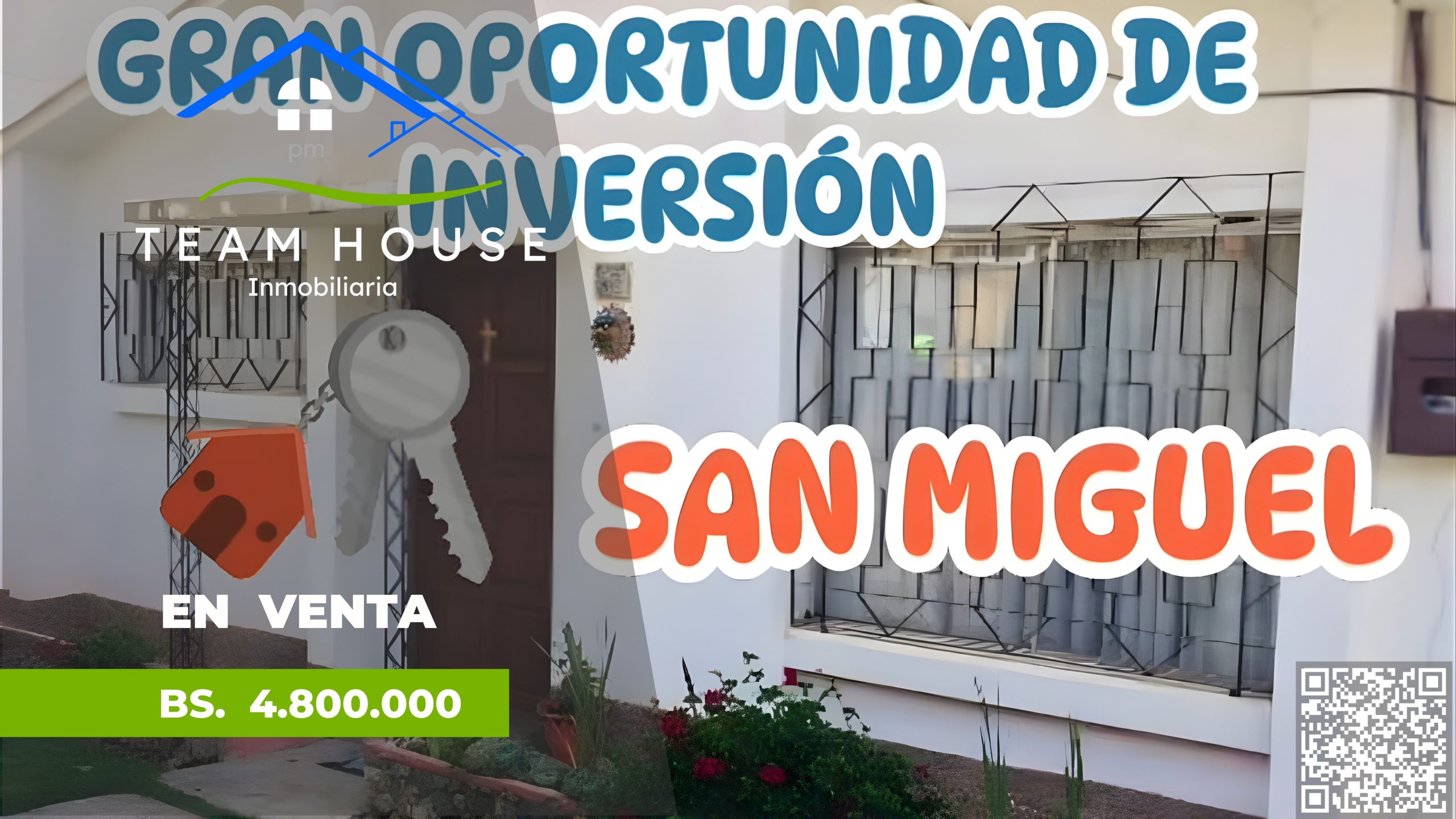 ‼️SAN MIGUEL‼️, ✅ casa como terreno en venta ✅
