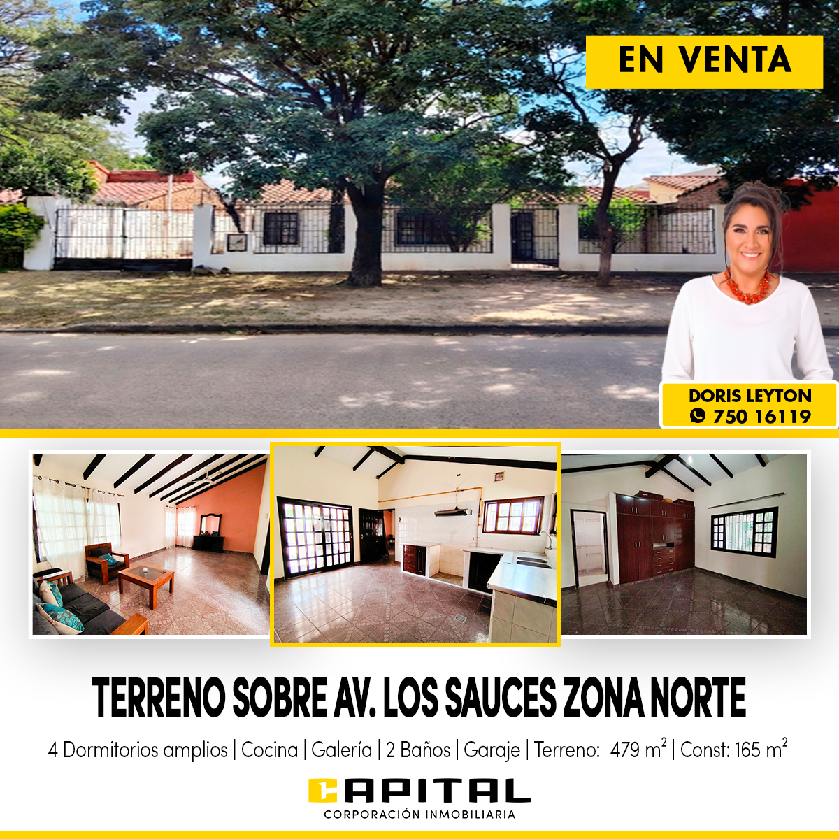 Terreno con casa sobre Avenida Los Sauces (Barrio Cotas Norte)