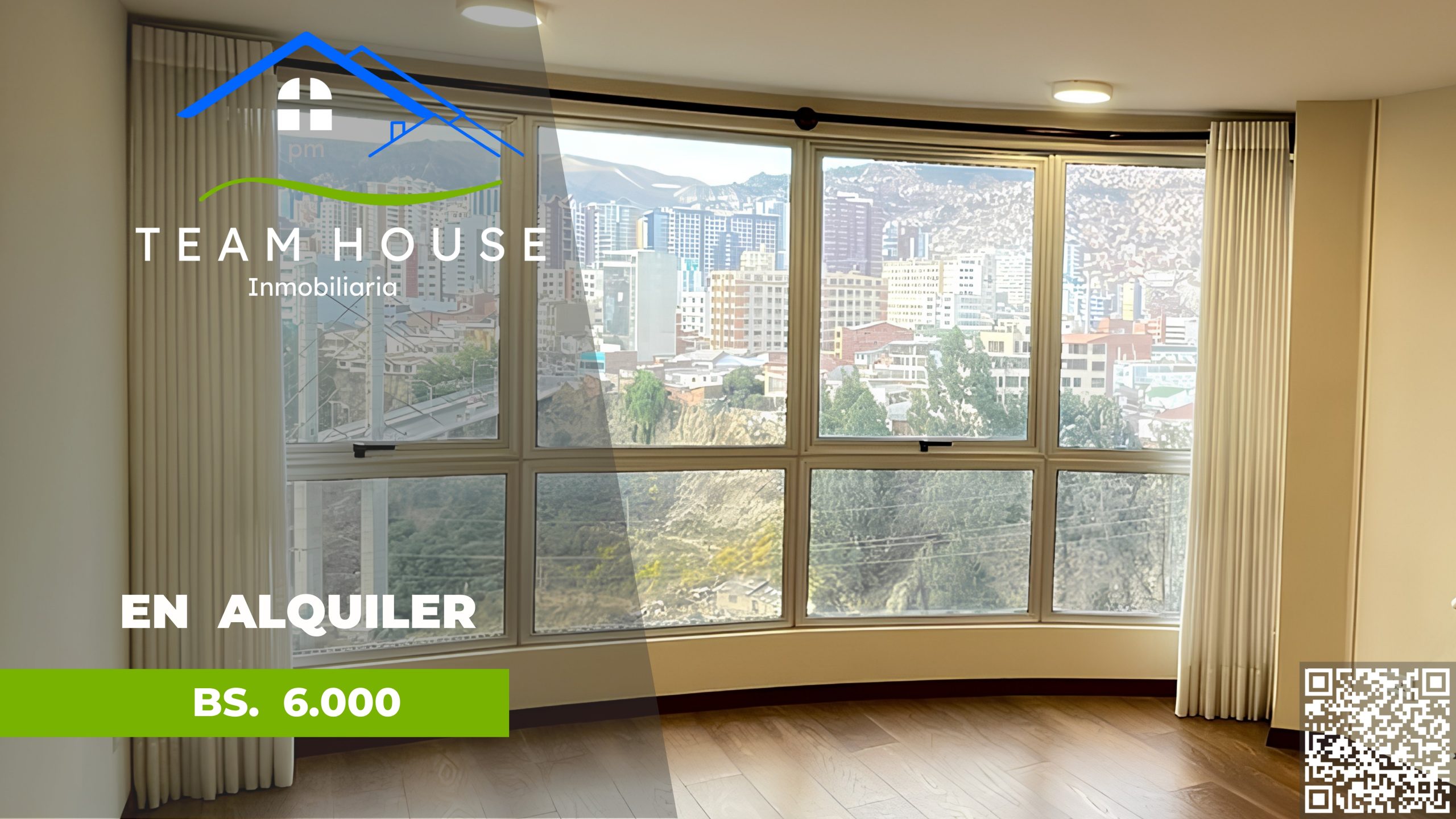 🏢SOPOCACHI - Av. Arce, moderno departamento en alquiler
