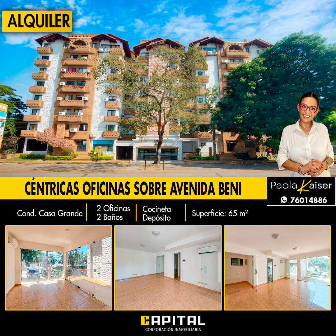 Local comercial en alquiler zona norte sobre Av Beni