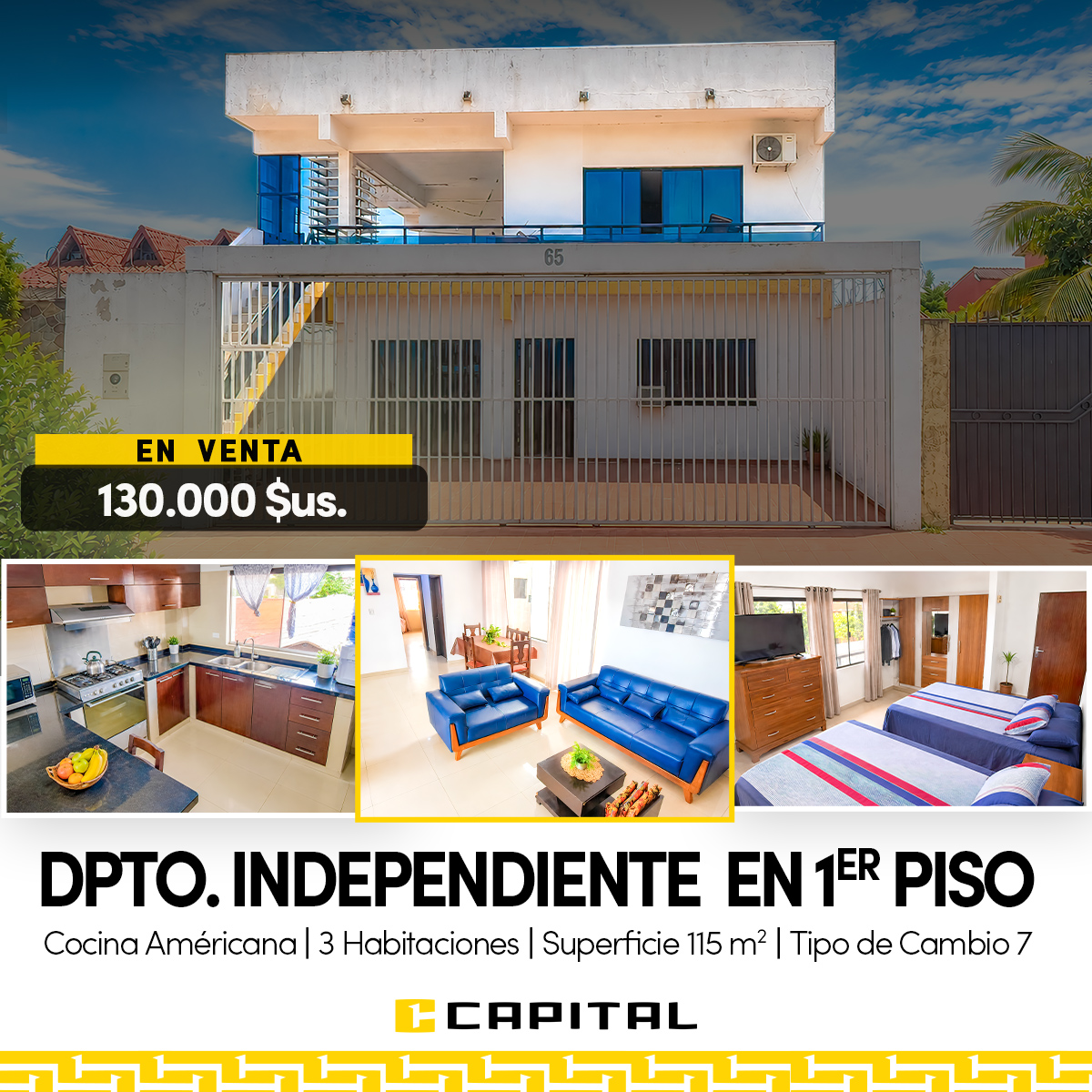 DEPARTAMENTO EN VENTA – AMPLIO, MODERNO Y LISTO PARA HABITAR