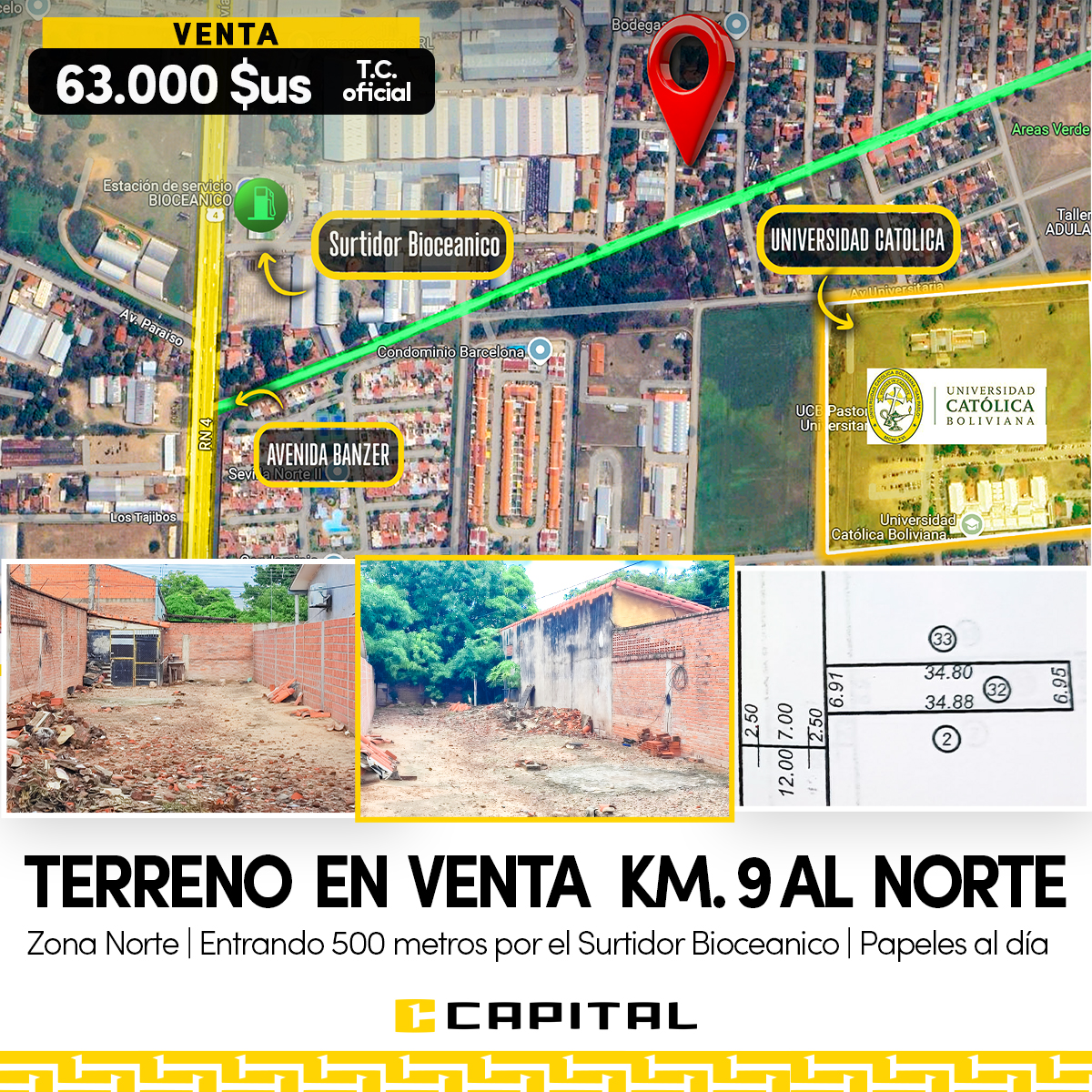 TERRENO EN VENTA LISTO PARA CONSTRUIR Y GANAR PLUSVALÍA