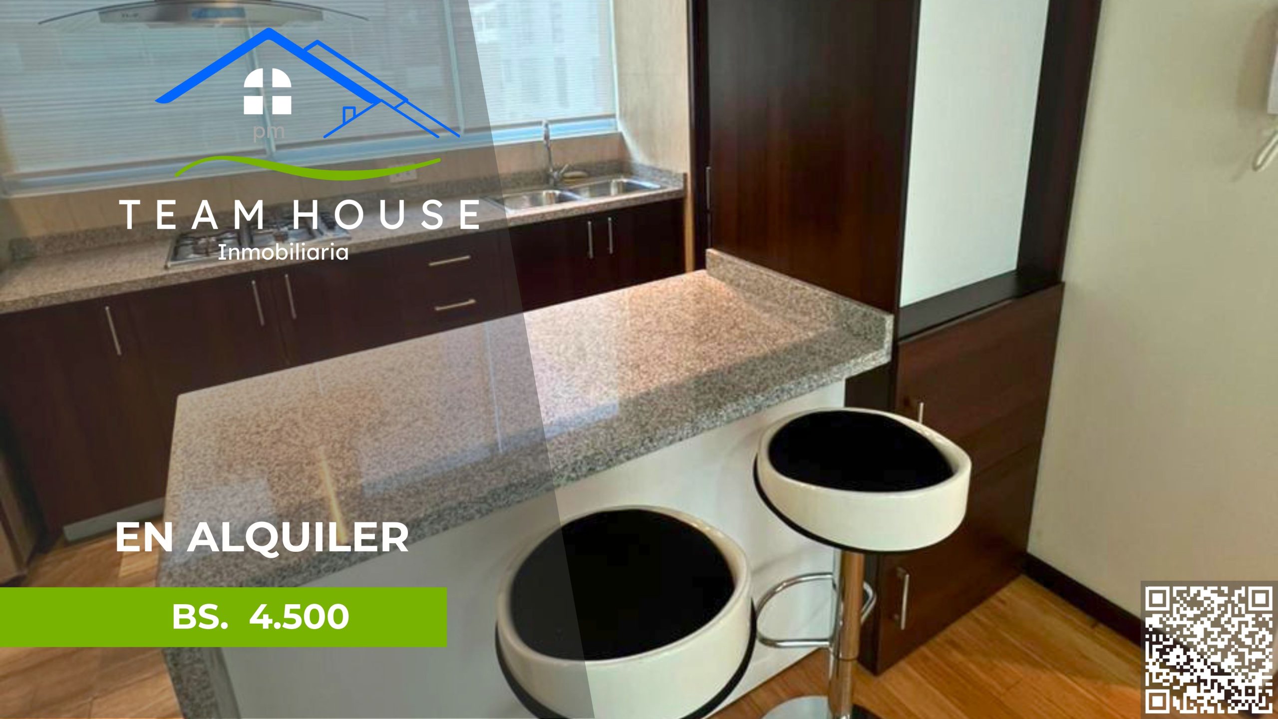 ✨ CALACOTO, exclusivo garzonier amoblado y equipado en alquiler